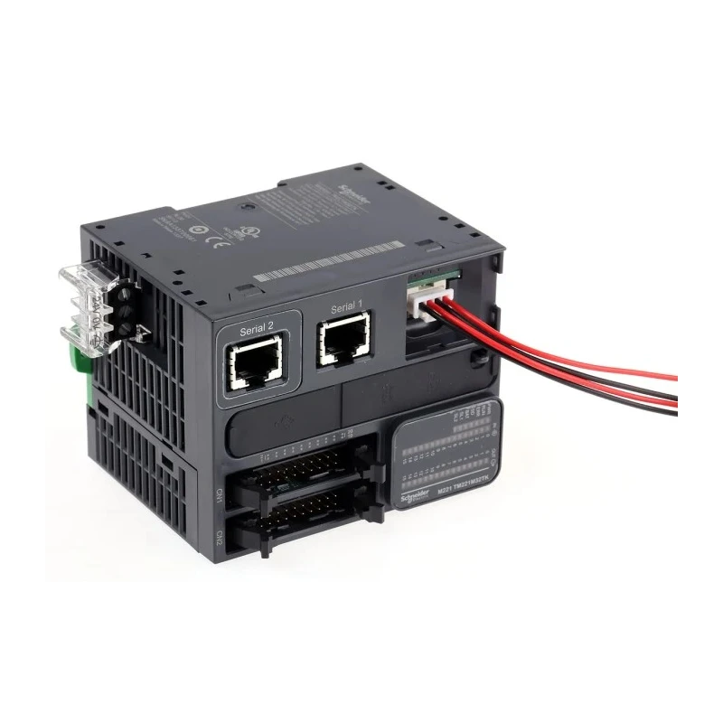 Schneider Electric Modicon M221 Series PLC CPU, 32-Input, Analogue Input, 16 Digital Outputs, 24V DC, Panel Mount TM221M32TK