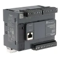 Schneider Electric Modicon M221 Series PLC CPU 16-Input Analogue, 10 Digital Outputs, USB, Panel Mount TM221C24R