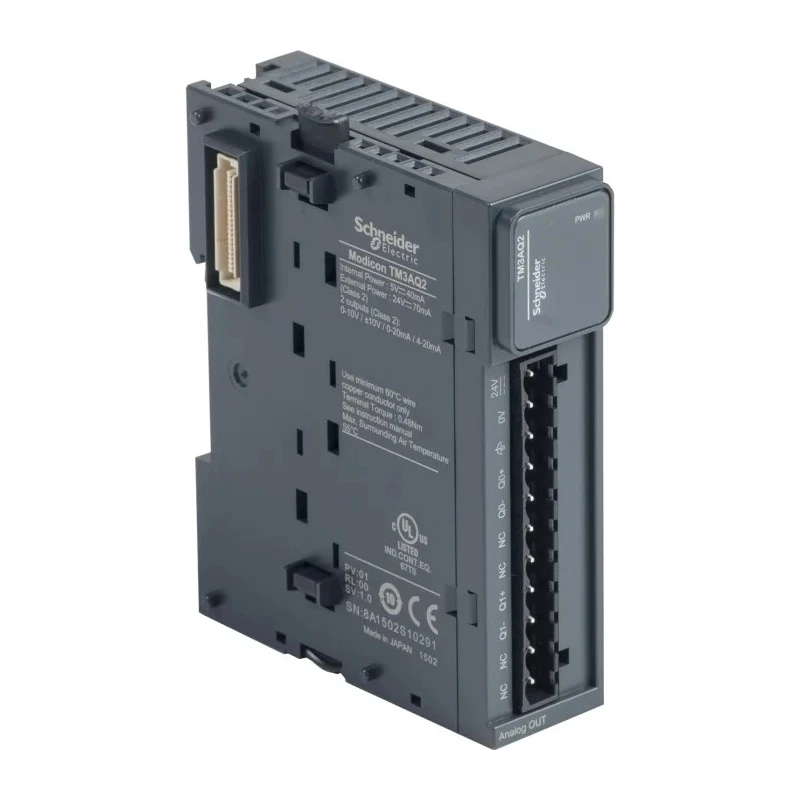 Schneider Electric PLC I/O Module Panel DIN Rail Mount Modicon TM Series TM3AQ2