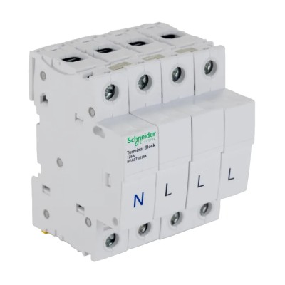 Schneider Electric Acti9 Terminal Block for Use with Acti9 Isobar B Type Distribution Board Direct Connection 