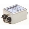 Roxburgh EMC Single Phase Chassis Mount RFI Filter 16A 250V AC 400Hz Fast-On Termination RES10