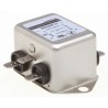 Roxburgh EMC Chassis Mount RFI Filter 10A 250V AC 400Hz Fast-On 1 Phase RES20
