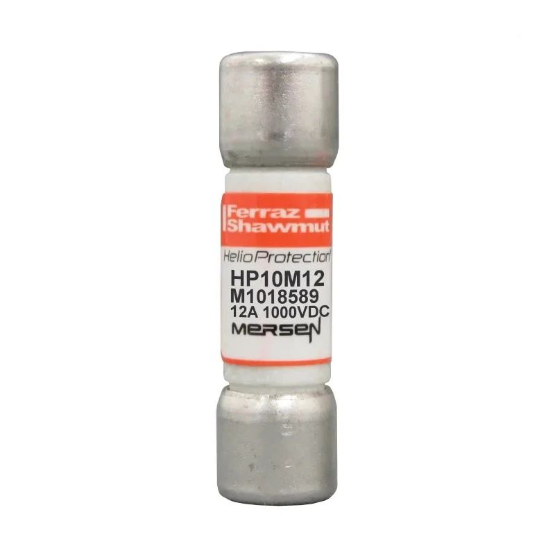 Mersen 12A Melamine Cartridge Fuse 10 x 38 mm 1kV DC HP10M12