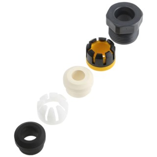 Bulgin 7000 Series 6 Cable Gland Kit with 1 Gland, 1 Gland Nut, and Cages PXP7088/0713