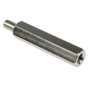 RS PRO Steel Hexagonal Threaded Standoff, Male/Female, 45 mm Length Body, 10 mm Stud, Nickel Plated, M6 Thread 806-6685