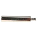 RS PRO M6 Nickel Plated Steel Hexagonal Threaded Standoff, 55 mm Body Length, 10 mm Stud Length, Hex Size 10 mm 806-6698