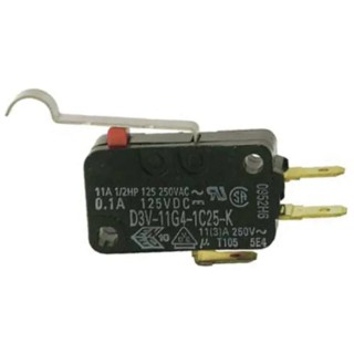 Omron Simulated Roller Lever Micro Switch Quick Connect Terminal 11A 250V AC D3V-11G4-1C25-K