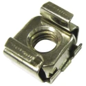 RS PRO Steel Metric Cage Nut M10 Zinc Plated Compatible Panel Thickness 1-1.7mm 806-7755