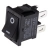 Omron DPST On-Off On-Off Rocker Switch Panel Aluminium Housing Panel Cutout 21x15 mm 10A A8L-21-11N2