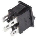 Omron DPST On-Off On-Off Rocker Switch Panel Aluminium Housing Panel Cutout 21x15 mm 10A A8L-21-11N2