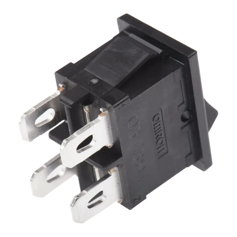 Omron DPST On-Off On-Off Rocker Switch Panel Aluminium Housing Panel Cutout 21x15 mm 10A A8L-21-11N2