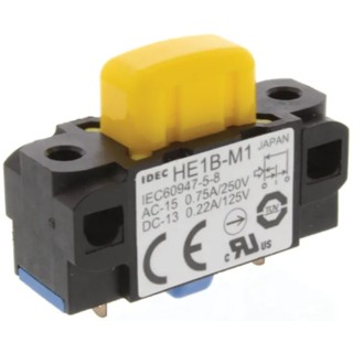 Idec HE1B Series Safety Enabling Switch, 3 Position, SPST Contact Configuration, IP40 Rating 