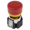 Idec XA Series Emergency Stop Push Button Panel Mount 16 mm Cutout SPDT IP65 XA1E-BV302R