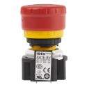Idec XA Series Emergency Stop Push Button Panel Mount 16 mm Cutout SPDT IP65 XA1E-BV302R