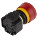 Idec XA Series Emergency Stop Push Button Panel Mount 16 mm Cutout SPDT IP65 XA1E-BV302R
