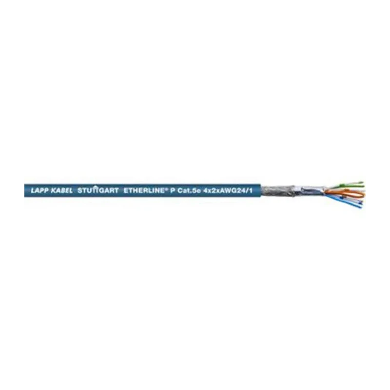 Lapp Cat5e Ethernet Cable 50m Blue Unterminated SF/UTP Polyurethane 