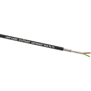 Lapp UNITRONIC BUS PA FC Data Cable, 2 Cores, 1 mm² CSA 17 AWG Stranded Copper, Screened, 50 m Length, 250 V 2170335