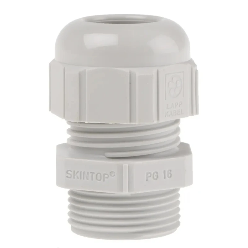Lapp SKINTOP ST Series 50 Cable Gland Kit, Polyamide Body, PG16 Thread Size, 9-14 mm Cable Diameter, IP68, Model 53018040