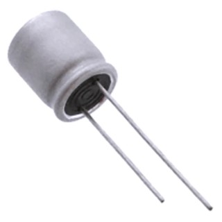 Panasonic 1 mF Through Hole Polymer Capacitor 16V dc 16SEPF1000M+T