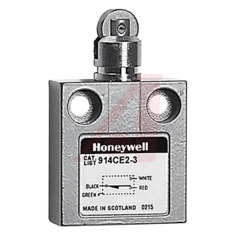Honeywell Technologies 914CE Series Roller Plunger Limit Switch, SPDT Contact, IP66 IP67 IP68 Rated, Die Cast Zinc 914CE2-3