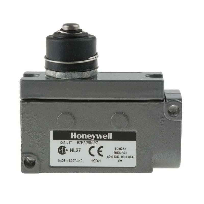 Honeywell Technologies Pin Plunger Limit Switch, SPDT, IP50/IP65, Die Cast Aluminium Housing, 480V BZE7