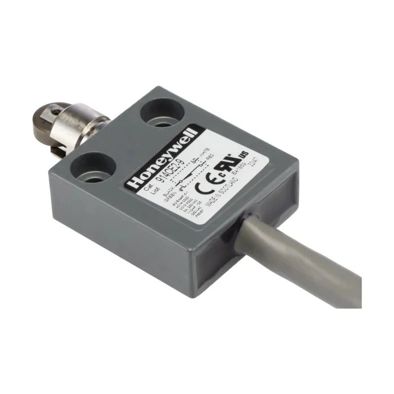 Honeywell Technologies 914CE Series Roller Plunger Limit Switch, SPDT, IP68/IP66/IP67, Die Cast Zinc Housing, 250V 914CE2-9