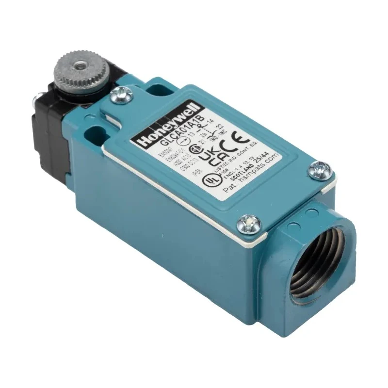 Honeywell Technologies GLC Series Roller Lever Limit Switch 1 NC/1 NO IP66 Die Cast Zinc Housing 240V AC 10A 
