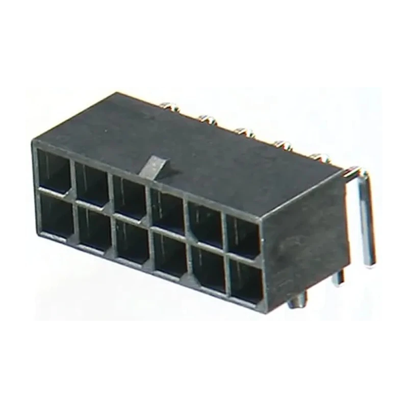 Molex Mega-Fit Series Right Angle Through Hole PCB Header, 8 Contacts, 5.7 mm Pitch, 2 Row, Shrouded 172064-0008
