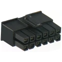 Molex Mega-Fit Male Connector Housing 5.7 mm Pitch 10 Way 2 Row Straight 171692-0110