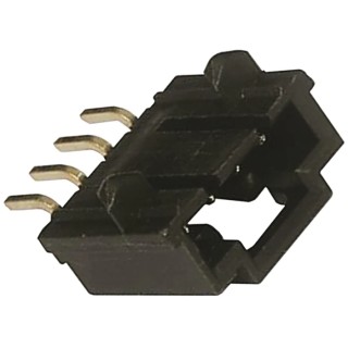 Molex SL Series Right Angle Surface PCB Header, 2 Contacts, 2.54 mm Pitch, 1 Row, Shrouded 1591-7020