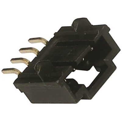 Molex SL Series Right Angle Surface PCB Header, 2 Contacts, 2.54 mm Pitch, 1 Row, Shrouded 1591-7020