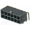 Molex Mega-Fit Series Right Angle Through Hole PCB Header, 6 Contacts, 5.7 mm Pitch, 2 Rows, Shrouded 172064-0006