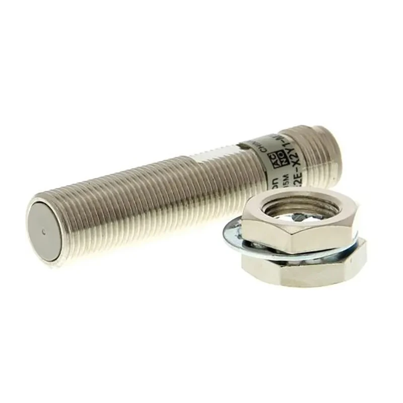 Omron Threaded Barrel Inductive Proximity Sensor M12 2-Wire 240V AC 20 mm Detection E2E-X2Y1-M1