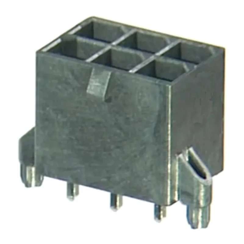 Molex Mega-Fit Series Straight Through Hole PCB Header, 8 Contacts, 5.7 mm Pitch, 2 Row, Shrouded 172065-0008