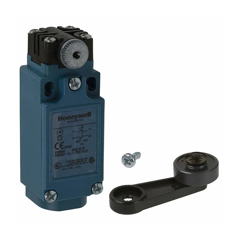 Honeywell Technologies GLD Series Roller Lever Limit Switch, SPDT, IP66, Fibreglass Reinforced Thermoplastic GLDA01A1A