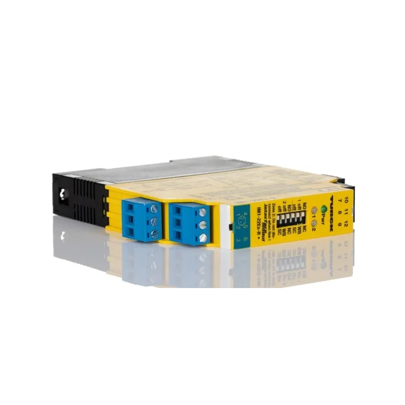 Turck 2 Channel Galvanic Barrier IECEx ATEX Rated DIN Rail Mount IM1-22EX-R