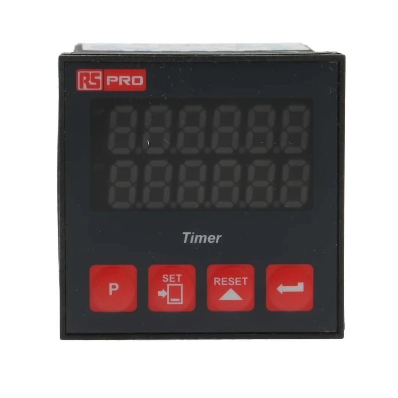 RS PRO Panel Timer Relay 1-Contact 30 V DC 24V AC 1-Function SPDT Switch Configuration 808-6623