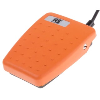 RS PRO General Purpose Momentary Foot Switch SPCO Thermoplastic 1.75A Contact Current 24 V AC 808-6995