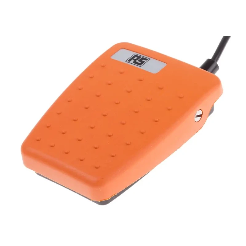RS PRO General Purpose Momentary Foot Switch SPCO Thermoplastic 1.75A Contact Current 24 V AC 808-6995