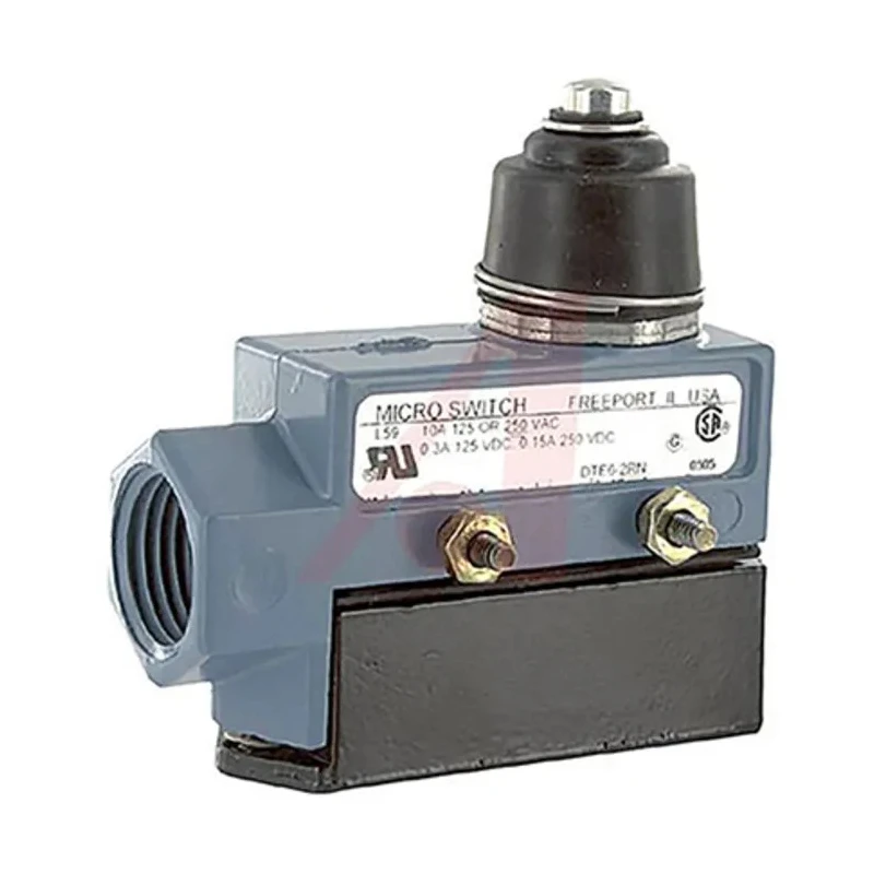 Honeywell Technologies DTE6 Series Plunger Limit Switch 2 NO/2 NC IP66 Die Cast Zinc Housing 250V AC 10A DTE6-2RN