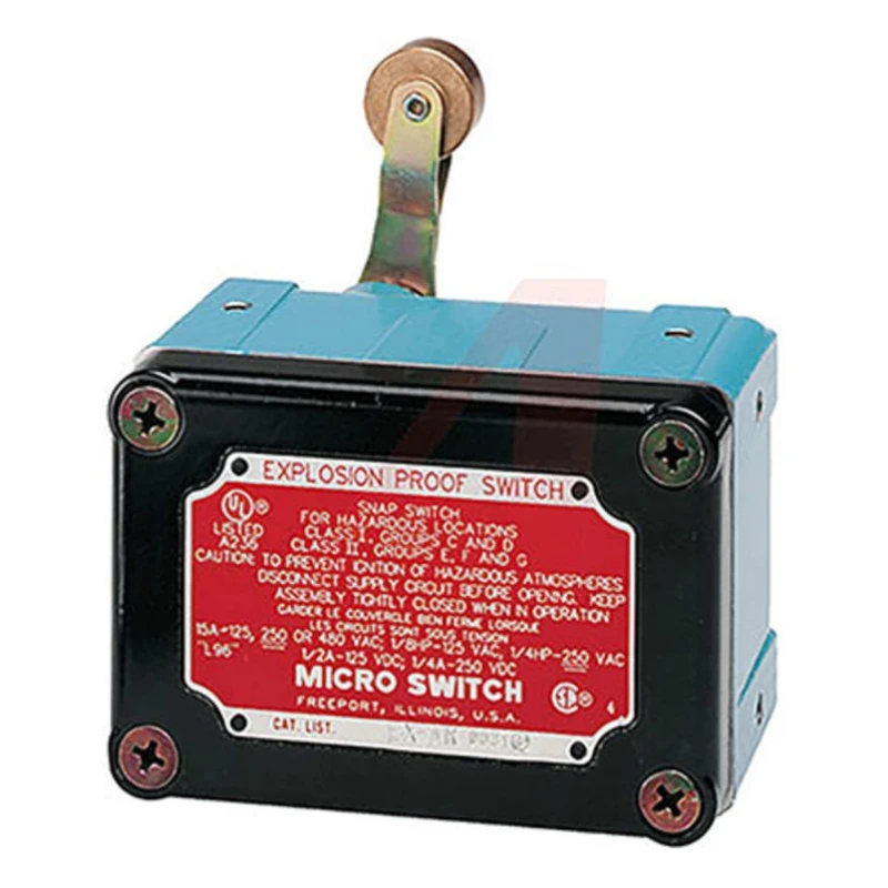 Honeywell Technologies EX Series Roller Lever Limit Switch, 1 NO/1 NC, Die Cast Aluminium Housing, 480V AC, 15A EX-AR30