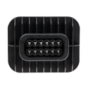 TE Connectivity Automotive Connector Male Black Flange 12 Way Crimp Termination 1-1564520-1