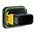 TE Connectivity Automotive Connector Male Black Flange 12 Way Crimp Termination 1-1564520-1