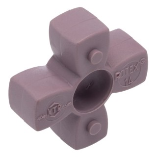 KTR Flexible Coupling Flector Polyurethane Material, Misalignment Ang. 1.2°, Axial 1mm, Parallel 0.17mm ROTEX14-98SHEL-KTR