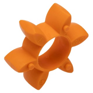 KTR Flexible Coupling Flector Polyurethane Material, Misalignment Angular 1.2°, Axial 1.2mm, Parallel ROTEX19-92SHEL-KTR