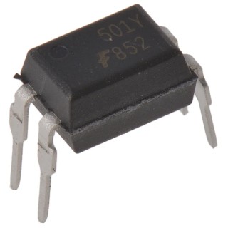 onsemi DC Input Optocoupler Through Hole, Photodarlington Output, 4-Pin MDIP FOD852