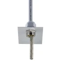 Lapp Metallic Nickel Plated Brass Cable Gland Locknut M25 Thread 54110842