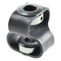 Huco 48 mm Diameter Steel Flexible Coupler, 48 mm Length, 12 mm Bore A & B, Set Screw Style, Max Speed 3000rpm 047.20.3535.RS