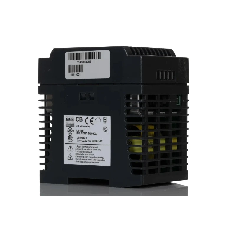 TRACOPOWER Switched Mode DIN Rail Power Supply 1 Phase, AC/DC Input 85-375V, Output 56V DC, 1.7A, 80W TPC 080-148