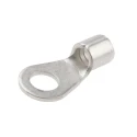 RS PRO Uninsulated Ring Terminal 10 Stud Size, 12 AWG to 10 AWG Wire Size, Copper Tin-Plated, Grey 809-2256